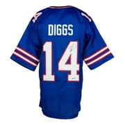 Stefon Diggs Signed Blue Custom Pro Style Football Jersey BAS ITP