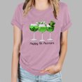 thumbnail image 1 of Pntutb T-Shirts à Manches Courtes Grande Taille pour Femmes T-Shirt Décontracté à Col Rond Imprimé pour la Saint-Patrick pour Femmes, 1 of 4