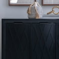 thumbnail image 4 of Powell Romona 3-Door Accent Cabinet, Midnight Blue, 4 of 14