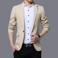 thumbnail image 1 of Traje casual de otoño e invierno para hombre, traje pequeño ajustado coreano, chaqueta de traje casual para hombre, 1 of 6