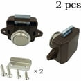 thumbnail image 2 of Push Buttons Latch, 2 Pieces Push Button Latch, Keyless Latch, Keyless Latch, with Screws, for Yachts, RV Cabinets, Drawers, Marine Boat Tables, 2 of 5