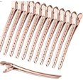 thumbnail image 1 of Pinza de peluquería con forma de pico de pato, pinza corrugada para empujar a mano, pinza de partición para modelado de teñido de cabello caliente, pinza de posicionamiento esponjosa para la raíz del, 1 of 5