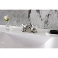 thumbnail image 2 of Kingston Brass KB956PXPN Victorian Mini-Widespread Bathroom Faucet with Pop-Up Drain, Polished Nickel, 2 of 7