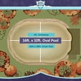 thumbnail image 6 of Buffalo Blizzard Oval Supreme Plus Tan/Silver Winter Swimming Pool Cover, 16' x 32', 6 of 7