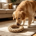 thumbnail image 5 of weibbin Cotton Rope Dog Toy Durable Chew Proof Molar Toy for Medium Large Dogs Interactive Tug of War Teething 7.09IN, 5 of 6