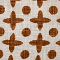 thumbnail image 4 of Nassau Collection Abstract Print Cotton Throw Pillow - 18" - Brown and Beige, 4 of 4