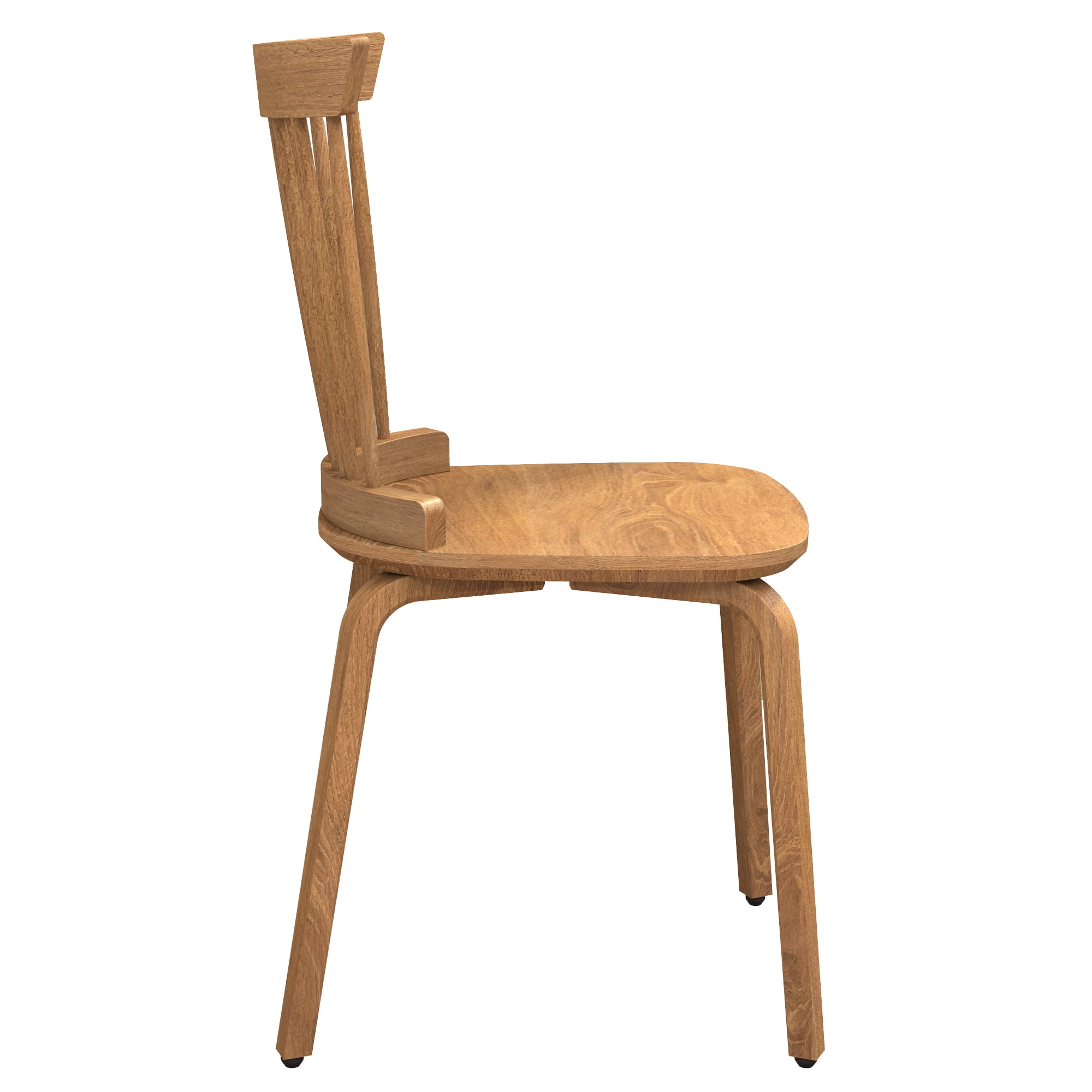 Resenkos Solid Wood Slat Back Dining Chairs Set of 2, Country Farmhouse Windsor Chair, Walnut Resenkos Solid Wood Slat Back Dining Chairs Set of 2, Country Farmhouse Windsor Chair, Walnut