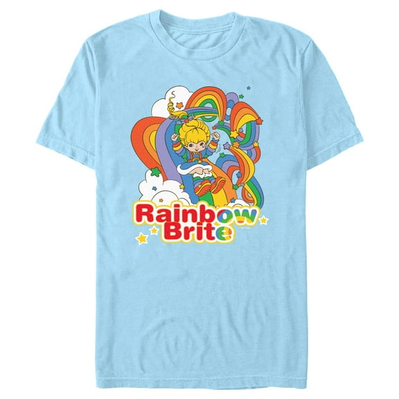 Men's Rainbow Brite Tangled Slide Graphic T-Shirt