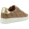 thumbnail image 3 of Guess Beckie Women's Low Top Lace Up Synthetic Sneakers In Beige Size 6.5, 3 of 6