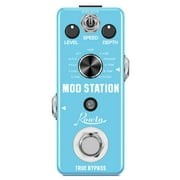 Rowin Mod Station 11 in 1 Digital Modulation Guitar Effects Pedal True Bypass LEF-3808