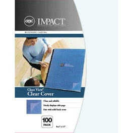 ProClick Pre-Punched Cover, Clear, 11.75 x 8.5, Punched, 25/Pack ProClick Pre-Punched Cover, Clear, 11.75 x 8.5, Punched, 25/Pack