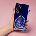 thumbnail image 2 of SKLYDDI Multicolor Lively Amusement Park for Galaxy A03 Case - Impressionistic Ferris Wheel & Booths Design, TPU Flexible Cover, Aesthetic Cute, 2 of 7
