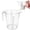 mix, variant on Plastic Measuring Cups, 4 Quart Large Capacity & Clear Scale Design, Liquid Measuring Cup for Kitchen Baking Restaurant Bar Mixing
