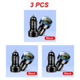 thumbnail image 1 of 1~5PCS Car Charger For Cigarette Lighter Smart Phone USB Adapter Mobile Phone Charger Dual USB Digital Display Voltmeter Fast Style A 3pcs, 1 of 6