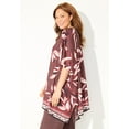 thumbnail image 3 of Catherines Women's Plus Size Printed Boatneck Poncho, 3 of 3