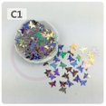 thumbnail image 4 of Xmas Ornaments Christmas Butterfly Sequins Pvc Paillette Dress Up ..., 4 of 5