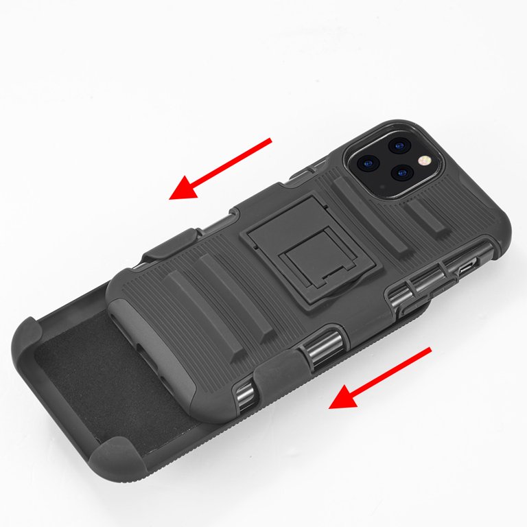 Heavy-Duty Defender Case For IPhone 12 / 12 Pro Max – Shockproof, With Stand & Belt Clip Holster