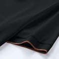 thumbnail image 6 of Mens Seamless Ice Silk Golf Shirt Moisture Wicking Polo Shirts Short Sleeve Quick Dry Performance Sport Collared Shirt for Men Big and Tall Size M-4XL Black, 6 of 6