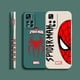 thumbnail image 5 of Case For Redmi Note 12 11 11T 11R 11E 9 9S 8 7 7S PRO PLUS 4G 5G Simple Liquid silicone Case Marvel's Spider-Man Spider Face, 5 of 5