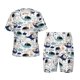 thumbnail image 1 of Balery Cartoon Helicopters Conjunto de Pijama Infantil de Manga Corta con Estampado – Ropa de Dormir de Algodón Suave-Medium, 1 of 5