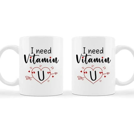 

Mugs Couple Gifts Ideas Novelty Coffee For Couple From Husband Wife Couple I Need Vitamin You Funny Quotes Saying White Ceramic 11 15oz Cup Gifts For Men Women On Valentines Wedding