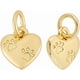 thumbnail image 1 of Dijes de corazón de latón, colgantes de amor, dijes de corazón con bisel, colgantes de amor para collares, pendientes, bisutería y manualidades., 1 of 9