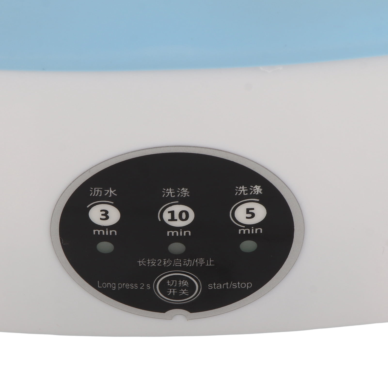 YAHHU Foldable Mini Washing Machine, 6.5L Portable Folding Washer for Underwear, Socks, and Baby Clothes, Blue EU Plug (12.2 x 11.8 x 5.9 inches / 31 x 30 x 15 cm)