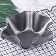 thumbnail image 4 of Carbon Steel Non-stick Flower Shape Fruit Dessert Salad Bowl Dish Tableware, 4 of 9