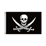 60x90cm KTV Skull Banner Halloween Decor Bar Fade Pirate Flag