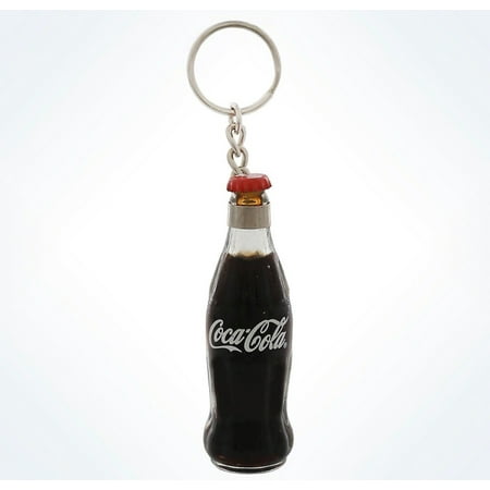 Disney Parks Coca Cola Coke Glass Bottle Keychain New with Tags