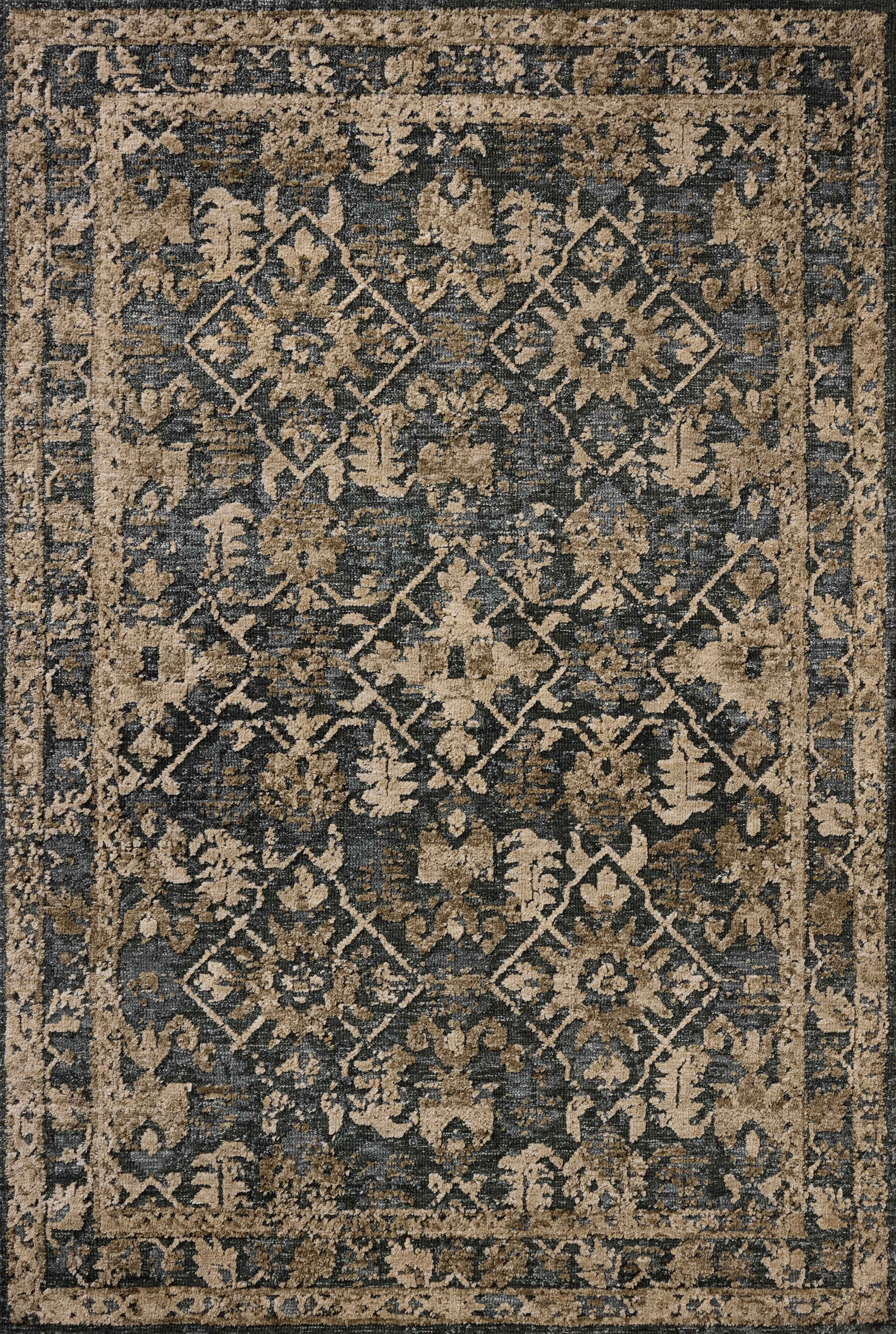 Loloi Percival Denim /Granite Area 18" x 18" Sample Area Rug