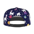 thumbnail image 4 of Balery Baseball Cap Flat Bill Hats for Men Adjustable Size for Running Workouts and Outdoor Activities All Seasons Dad Hat(Lama in Space ), 4 of 9
