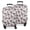 White Floral Skull-1, variant on Black White Skull Cross Pattern Luggage Cover Fashion Suitcase Cover Baggage Covers Fit 25-28 Inch Luggage (Go Travel)