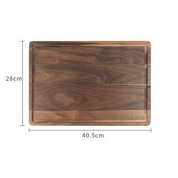 Simple Life Black Walnut Wood Cutting Board Creative Whole Tray Fruit Chopping Cutting Board