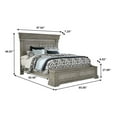 thumbnail image 3 of Pulaski Madison Ridge King Panel Bed W/ Blanket Chest Footboard in Taupe, 3 of 7