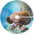 thumbnail image 1 of FMSHPON Sea Turtle Xmas Christmas Tree Skirt Stand Mat for Holiday Party Decoration Indoor Outdoor 48 inches, 1 of 6