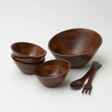 Singapore 7 Pc Angle Salad Bowl Set in Cherry (Best All In One Pc Singapore)