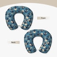 thumbnail image 3 of KLL Anchors Pattern Memory Foam Cervical Neck Pillow Versatile U-Shaped Pillows for Home/Office/Camping/Travelling/Soft Washable Cover, 3 of 8