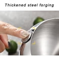 thumbnail image 4 of Dipping Bowls Stainless Steel Seasoning Bowl Hot Pot Restaurant Buffet Seasoning Bowl Spicy Sauce Pot for Appetizer Dessert Snack Sushi(L), 4 of 5