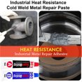 thumbnail image 4 of Metal Repair Filler Heavy Duty Useful Easy Metal Repair Filler To Use AB Casting Glue Repairing Adhesive Accessories Plastic Ceramic Beating Drilling, 4 of 9