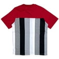 thumbnail image 2 of Ecko Unltd Men's T-Shirt Vertical Striped Print Puff Print Logo Short Sleeve Tee (X-Large, True Red), 2 of 4