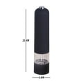 thumbnail image 4 of Dvkptbk Electric Pepper And Salt Grinder Set, Adjustable Coarseness, Battery Powered with Led Light, One Hand Automatic Operation, Stainless Steel Black, 4 of 7