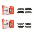 thumbnail image 1 of SIM Front Rear Semi-Metallic Brake Pads Kit for Car 2010-2011 Ford F-150 KSM-100160, 1 of 8