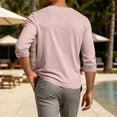 thumbnail image 6 of fatyb Men's Long Sleeve T Shirts Crew Neck Casual Basic Tee Shirts Breathable Thin Pullover Tops for Men, 6 of 7