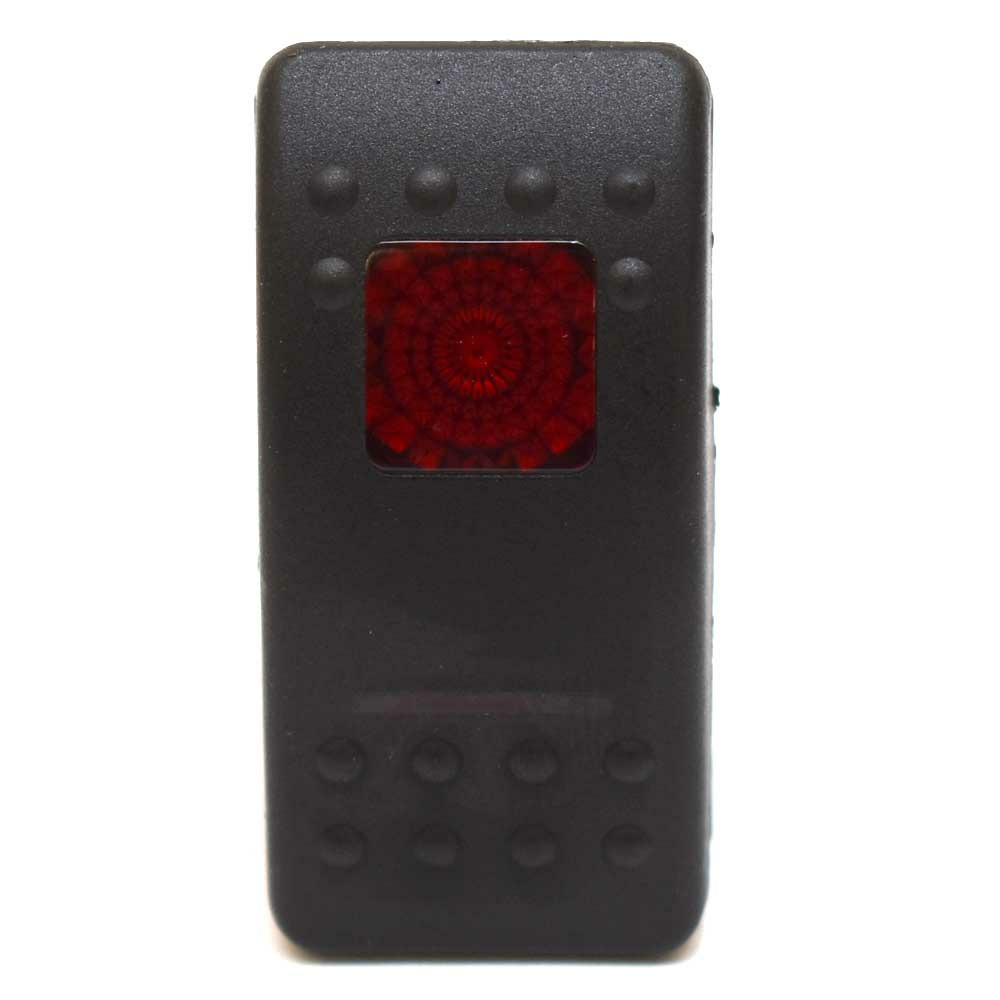 Carling On/Off/On Contura II Boat Rocker Switch | Blank 4 Spade 12 V