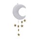 thumbnail image 3 of Colgante hecho  Estrellas doradas con Decoración navideña -, Blanco Gloria Golden Star Wall Hanging Decor, 3 of 7