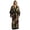 A-Black217, variant on Womens Romantic Floral Print Kimono Robe Belted Floor Length Wrap Dressing Gown