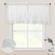 thumbnail image 1 of Cortinas modernas blancas con bolsillo para barra de cocina BIERELAOZI, 130 x 41 cm, 1 of 5