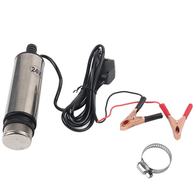 Bomba sumergible de acero inoxidable 24V CC para herramienta de reabastecimiento de combustible de queroseno, aceite diésel y agua VoborMX herramienta