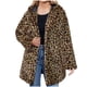 thumbnail image 2 of Chaqueta de abrigo larga y cálida para mujer, de invierno, lisa, con cuello vuelto, 2 of 6